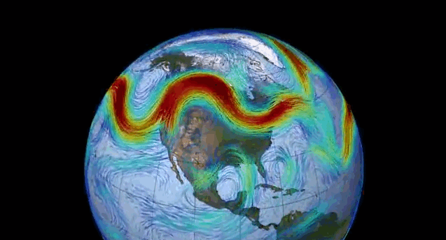 gif representando o aquecimento global no planeta